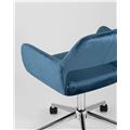 миниатюра Кресло офисное Ross велюр синий №8