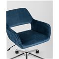 миниатюра Кресло офисное Ross велюр синий №9