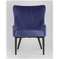миниатюра Кресло Ститч велюр королевский синий №2