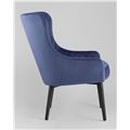 миниатюра Кресло Ститч велюр королевский синий №5