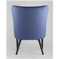 миниатюра Кресло Ститч велюр королевский синий №6