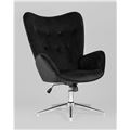 миниатюра Кресло Филадельфия велюр черный №2