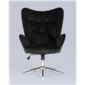 миниатюра Кресло Филадельфия велюр черный №3