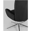 миниатюра Кресло Филадельфия велюр черный №7