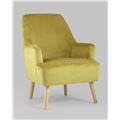 миниатюра Кресло Хантер велюр горчичный №2