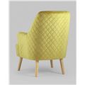 миниатюра Кресло Хантер велюр горчичный №6