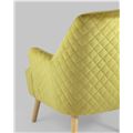 миниатюра Кресло Хантер велюр горчичный №7