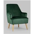 миниатюра Кресло Хантер велюр зеленый №2