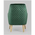 миниатюра Кресло Хантер велюр зеленый №4