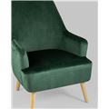 миниатюра Кресло Хантер велюр зеленый №7