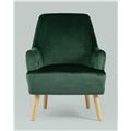 миниатюра Кресло Хантер велюр зеленый №8