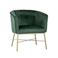 миниатюра Кресло Шале велюр зеленый №1