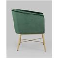 миниатюра Кресло Шале велюр зеленый №3