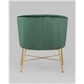 миниатюра Кресло Шале велюр зеленый №4