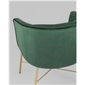миниатюра Кресло Шале велюр зеленый №7