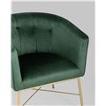 миниатюра Кресло Шале велюр зеленый №8
