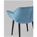 миниатюра Стул с подлокотниками Мэйсон голубой №6