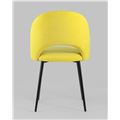 миниатюра Стул Софи велюр матовый желтый №4