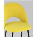 миниатюра Стул Софи велюр матовый желтый №7