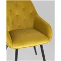 миниатюра Стул Чендлер велюр желтый №6