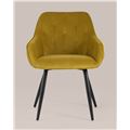миниатюра Стул Чендлер велюр желтый №7