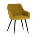 миниатюра Стул Чендлер велюр желтый №8