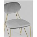 миниатюра Стул Элис светло-серый №7