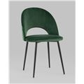 миниатюра Стул Меган велюр зелёный №1