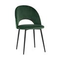 миниатюра Стул Меган велюр зелёный №8