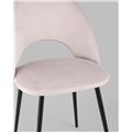 миниатюра Стул Меган велюр светло-розовый №6