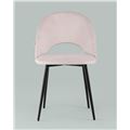 миниатюра Стул Меган велюр светло-розовый №7