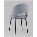 миниатюра Стул Меган велюр серый №4