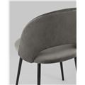 миниатюра Стул Меган велюр тёмно-серый №5