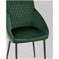 миниатюра Стул Лиам велюр зелёный №6