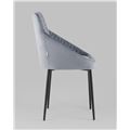миниатюра Стул Лиам велюр серый №2