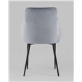 миниатюра Стул Лиам велюр серый №3