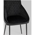 миниатюра Стул Лиам велюр черный №6