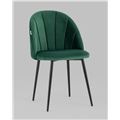 миниатюра Стул Логан велюр зелёный №1