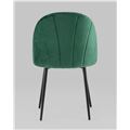 миниатюра Стул Логан велюр зелёный №3