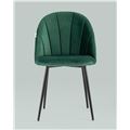 миниатюра Стул Логан велюр зелёный №7