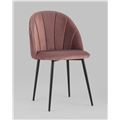 миниатюра Стул Логан велюр пыльно-розовый №1