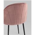 миниатюра Стул Логан велюр пыльно-розовый №5