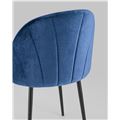 миниатюра Стул Логан велюр синий №6
