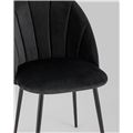 миниатюра Стул Логан велюр черный №6