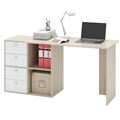 миниатюра Компьютерный стол Прайм-46 дуб сонома / белый №1