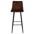 миниатюра Барный стул DERRY G062-10 шоколадный, велюр М-City №2