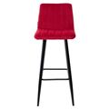 миниатюра Барный стул DERRY G108-38 винный, велюр М-City №3