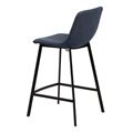 миниатюра Барный стул HAMILTON RU-03 синяя сталь, PU М-City №3