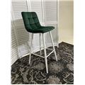 миниатюра Барный стул LECCO UF910-14 DARK GREEN, велюр/белый каркас М-City №2