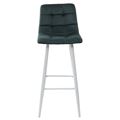 миниатюра Барный стул LECCO UF910-14 DARK GREEN, велюр/белый каркас М-City №3